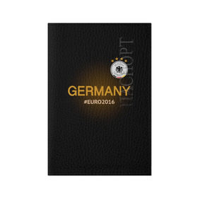 Обложка для паспорта матовая кожа с принтом Сборная Германии 2016 в Тюмени, натуральная матовая кожа | размер 19,3 х 13,7 см; прозрачные пластиковые крепления | Тематика изображения на принте: germany
