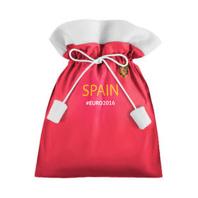 Подарочный 3D мешок с принтом Сборная Испании 2016 в Тюмени, 100% полиэстер | Размер: 29*39 см | euro2016 | spain | испания