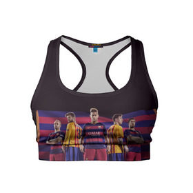 Женский спортивный топ 3D с принтом ФК Барселона в Тюмени, 82% полиэстер, 18% спандекс Ткань безопасна для здоровья, позволяет коже дышать, не мнется и не растягивается |  | евро 2016
barca barcelona | иньеста | месси | неймар | пике | суарез