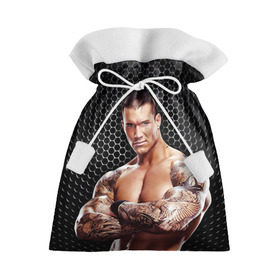 Подарочный 3D мешок с принтом Randy Orton в Тюмени, 100% полиэстер | Размер: 29*39 см | randy orton | wwe | рестлинг | чемпион мира
