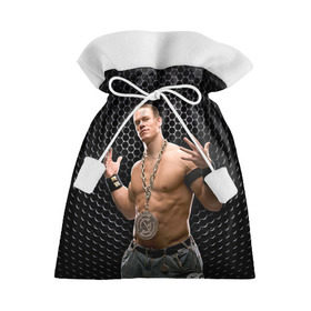 Подарочный 3D мешок с принтом John Cena в Тюмени, 100% полиэстер | Размер: 29*39 см | john cena | wwe чемпион | джон сина