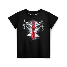 Детская футболка 3D с принтом Fear the fury в Тюмени, 100% гипоаллергенный полиэфир | прямой крой, круглый вырез горловины, длина до линии бедер, чуть спущенное плечо, ткань немного тянется | city | danger | suplex | wwe | рестлер