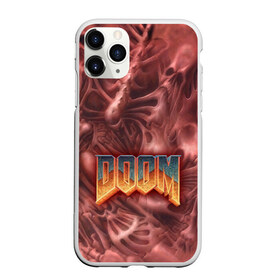 Чехол для iPhone 11 Pro матовый с принтом Doom (Classic) в Тюмени, Силикон |  | 90 | олдскул | скелет | череп