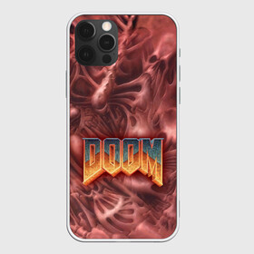 Чехол для iPhone 12 Pro Max с принтом Doom (Classic) в Тюмени, Силикон |  | Тематика изображения на принте: 90 | олдскул | скелет | череп