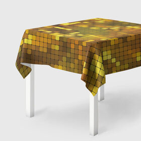 Скатерть 3D с принтом Gold style в Тюмени, 100% полиэстер (ткань не мнется и не растягивается) | Размер: 150*150 см | блекс | золото | квадрат | клубы | текстуры