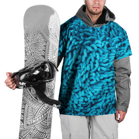 Накидка на куртку 3D с принтом Пушистик в Тюмени, 100% полиэстер |  | ковёр | ковролин | комфорт | палас | пушистик | тепло