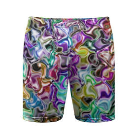 Мужские шорты 3D спортивные с принтом Цветное безумие в Тюмени,  |  | арт | дизайн | искусство | краски | мозаика | палитра | радуга | разные цвета | текстура | цветное безумие
