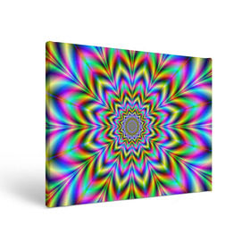 Холст прямоугольный с принтом Красочная иллюзия в Тюмени, 100% ПВХ |  | гипноз | движение | красочный фон | обман зрения | оптическая иллюзия | погружение | текстура | фокус