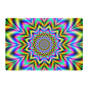 Магнитный плакат 3Х2 с принтом Красочная иллюзия в Тюмени, Полимерный материал с магнитным слоем | 6 деталей размером 9*9 см | Тематика изображения на принте: гипноз | движение | красочный фон | обман зрения | оптическая иллюзия | погружение | текстура | фокус