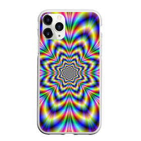 Чехол для iPhone 11 Pro матовый с принтом Красочная иллюзия в Тюмени, Силикон |  | гипноз | движение | красочный фон | обман зрения | оптическая иллюзия | погружение | текстура | фокус