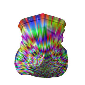 Бандана-труба 3D с принтом Спектральная иллюзия в Тюмени, 100% полиэстер, ткань с особыми свойствами — Activecool | плотность 150‒180 г/м2; хорошо тянется, но сохраняет форму | Тематика изображения на принте: взрыв | гипноз | движение | краски | красочный фон | обман зрения | оптическая иллюзия | погружение | текстура | фокус | цветовой спектр