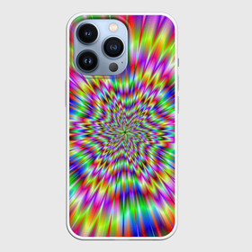 Чехол для iPhone 13 Pro с принтом Спектральная иллюзия в Тюмени,  |  | взрыв | гипноз | движение | краски | красочный фон | обман зрения | оптическая иллюзия | погружение | текстура | фокус | цветовой спектр