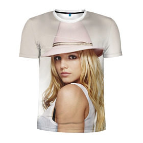 Мужская футболка 3D спортивная с принтом Бритни Спирс в Тюмени, 100% полиэстер с улучшенными характеристиками | приталенный силуэт, круглая горловина, широкие плечи, сужается к линии бедра | Тематика изображения на принте: бритни спирс