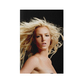 Обложка для паспорта матовая кожа с принтом Бритни Спирс в Тюмени, натуральная матовая кожа | размер 19,3 х 13,7 см; прозрачные пластиковые крепления | Тематика изображения на принте: бритни спирс