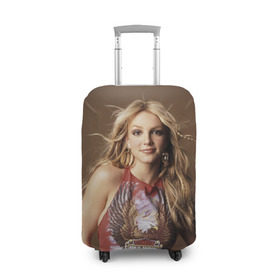 Чехол для чемодана 3D с принтом Бритни Спирс в Тюмени, 86% полиэфир, 14% спандекс | двустороннее нанесение принта, прорези для ручек и колес | Тематика изображения на принте: бритни спирс