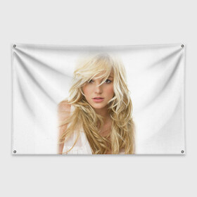 Флаг-баннер с принтом Бритни Спирс в Тюмени, 100% полиэстер | размер 67 х 109 см, плотность ткани — 95 г/м2; по краям флага есть четыре люверса для крепления | britney spears | американская поп певица | бритни спирс