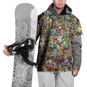 Накидка на куртку 3D с принтом Футурама в Тюмени, 100% полиэстер |  | futurama | футурама