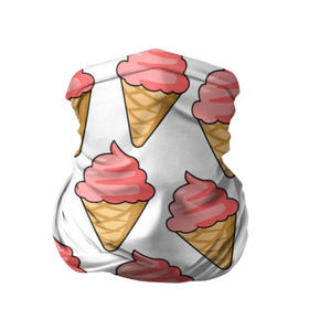 Бандана-труба 3D с принтом Мороженки в Тюмени, 100% полиэстер, ткань с особыми свойствами — Activecool | плотность 150‒180 г/м2; хорошо тянется, но сохраняет форму | девушкам | мороженка | мороженое | сладкая