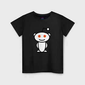 Детская футболка хлопок с принтом Reddit в Тюмени, 100% хлопок | круглый вырез горловины, полуприлегающий силуэт, длина до линии бедер | шелдон