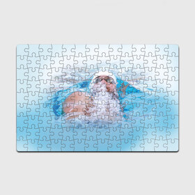 Пазл магнитный 126 элементов с принтом Michael Phelps в Тюмени, полимерный материал с магнитным слоем | 126 деталей, размер изделия —  180*270 мм | Тематика изображения на принте: 
