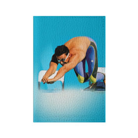 Обложка для паспорта матовая кожа с принтом Александр Попов в Тюмени, натуральная матовая кожа | размер 19,3 х 13,7 см; прозрачные пластиковые крепления | Тематика изображения на принте: 