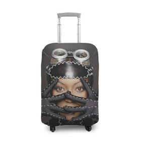 Чехол для чемодана 3D с принтом Наоми Кэмпбелл в Тюмени, 86% полиэфир, 14% спандекс | двустороннее нанесение принта, прорези для ручек и колес | naomi campbell | актриса | британская | наоми кэмпбелл | певица афроямайское | происхождение | супермодель
