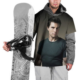 Накидка на куртку 3D с принтом Том Круз в Тюмени, 100% полиэстер |  | tom cruise | американский актёр | кинорежиссёр | продюсер | сценарист | том круз