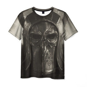 Мужская футболка 3D с принтом The Witcher в Тюмени, 100% полиэфир | прямой крой, круглый вырез горловины, длина до линии бедер | witcher | ведьмак | игра