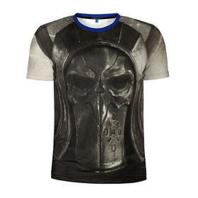 Мужская футболка 3D спортивная с принтом The Witcher в Тюмени, 100% полиэстер с улучшенными характеристиками | приталенный силуэт, круглая горловина, широкие плечи, сужается к линии бедра | witcher | ведьмак | игра