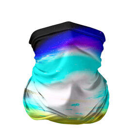 Бандана-труба 3D с принтом Wave shape в Тюмени, 100% полиэстер, ткань с особыми свойствами — Activecool | плотность 150‒180 г/м2; хорошо тянется, но сохраняет форму | Тематика изображения на принте: пятна | разводы | разноцветный | яркий