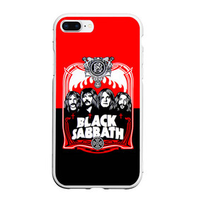 Чехол для iPhone 7Plus/8 Plus матовый с принтом Black Sabbath группа в Тюмени, Силикон | Область печати: задняя сторона чехла, без боковых панелей | black sabbath