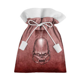 Подарочный 3D мешок с принтом Демон (Doom classic) в Тюмени, 100% полиэстер | Размер: 29*39 см | Тематика изображения на принте: розовый | скелет | череп