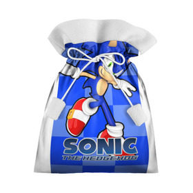 Подарочный 3D мешок с принтом Sonic The-Hedgehog в Тюмени, 100% полиэстер | Размер: 29*39 см | sega sonic