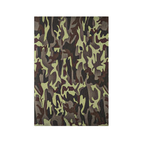 Обложка для паспорта матовая кожа с принтом Камуфляжная форма в Тюмени, натуральная матовая кожа | размер 19,3 х 13,7 см; прозрачные пластиковые крепления | Тематика изображения на принте: camo | армия | камо