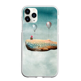 Чехол для iPhone 11 Pro матовый с принтом Кит в Тюмени, Силикон |  | Тематика изображения на принте: автостопом по галактике | кит