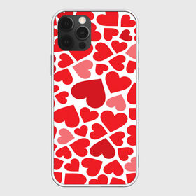 Чехол для iPhone 12 Pro Max с принтом Сердечки в Тюмени, Силикон |  | девушка | любовь | сердечко | сердце