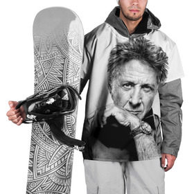 Накидка на куртку 3D с принтом Дастин Хоффман в Тюмени, 100% полиэстер |  | dustin lee hoffman | актёр театра | американский | дастин хоффман | кино | продюсер | режиссёр