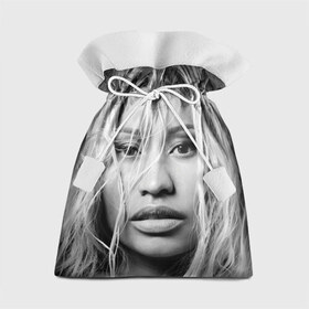 Подарочный 3D мешок с принтом Ники Минаж в Тюмени, 100% полиэстер | Размер: 29*39 см | Тематика изображения на принте: onika tanya maraj | автор исполнитель | актриса | американская | ники минаж | певица | рэпер