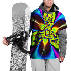 Накидка на куртку 3D с принтом Astonishing в Тюмени, 100% полиэстер |  | Тематика изображения на принте: абстракт | абстракции | иллюзия | прикольные | текстуры