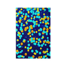 Обложка для паспорта матовая кожа с принтом Пузырьки в Тюмени, натуральная матовая кожа | размер 19,3 х 13,7 см; прозрачные пластиковые крепления | Тематика изображения на принте: buble | круги | популярные | прикольные | пузыри | яркие