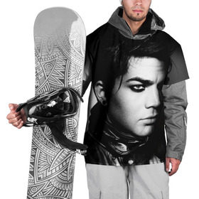 Накидка на куртку 3D с принтом Адам Ламберт в Тюмени, 100% полиэстер |  | adam lambert | адам ламберт | актёр | американский | певец | поэт песенник