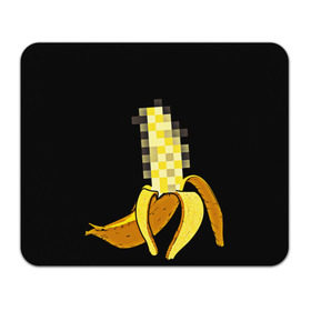 Коврик прямоугольный с принтом Банан 18+ в Тюмени, натуральный каучук | размер 230 х 185 мм; запечатка лицевой стороны | Тематика изображения на принте: банан | большой банан | ххх