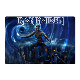 Магнитный плакат 3Х2 с принтом Iron Maiden в Тюмени, Полимерный материал с магнитным слоем | 6 деталей размером 9*9 см | iron maiden | rock | рок | череп