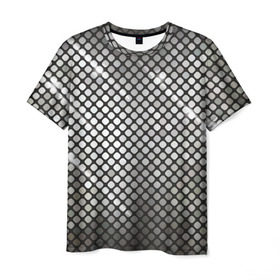 Мужская футболка 3D с принтом Silver style в Тюмени, 100% полиэфир | прямой крой, круглый вырез горловины, длина до линии бедер | club | клуб | серебро | стиль