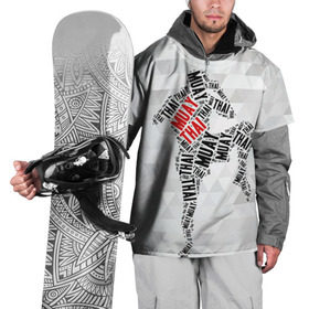 Накидка на куртку 3D с принтом Muay thai 5 в Тюмени, 100% полиэстер |  | Тематика изображения на принте: muay thai
