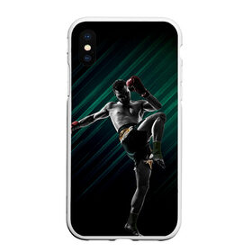 Чехол для iPhone XS Max матовый с принтом Muay thai 6 в Тюмени, Силикон | Область печати: задняя сторона чехла, без боковых панелей | muay thai