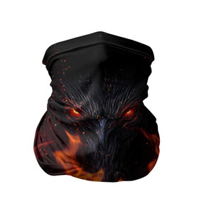 Бандана-труба 3D с принтом Devil в Тюмени, 100% полиэстер, ткань с особыми свойствами — Activecool | плотность 150‒180 г/м2; хорошо тянется, но сохраняет форму | devil | дьявол | монстр | огонь | ужас