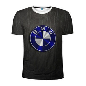 Мужская футболка 3D спортивная с принтом bmw в Тюмени, 100% полиэстер с улучшенными характеристиками | приталенный силуэт, круглая горловина, широкие плечи, сужается к линии бедра | bmw | бмв | лого | логотип
