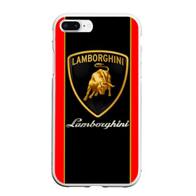 Чехол для iPhone 7Plus/8 Plus матовый с принтом Lamborghini в Тюмени, Силикон | Область печати: задняя сторона чехла, без боковых панелей | lamborghini | авто | автомобиль | ламборгини