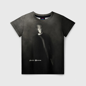 Детская футболка 3D с принтом Jason Bourne в Тюмени, 100% гипоаллергенный полиэфир | прямой крой, круглый вырез горловины, длина до линии бедер, чуть спущенное плечо, ткань немного тянется | 2016 | джейсон борн | кино | мэтт дэймон